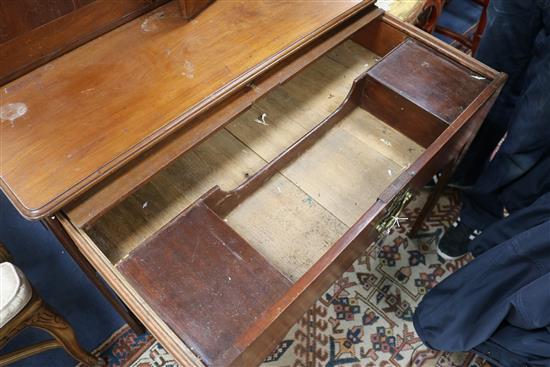 A Georgian mahogany architects cabinet W.99cm